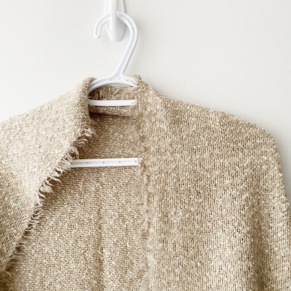 Beige Blanket Scarf - Picture 3 of 4